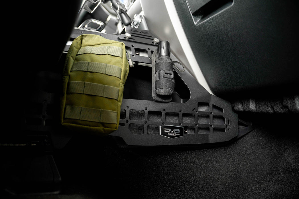 DV8 Offroad 2015-2021 Ford F-150 & F-250/350 Center Console Molle Panels & Device Mount – installed on vehicle, image 4 of 13