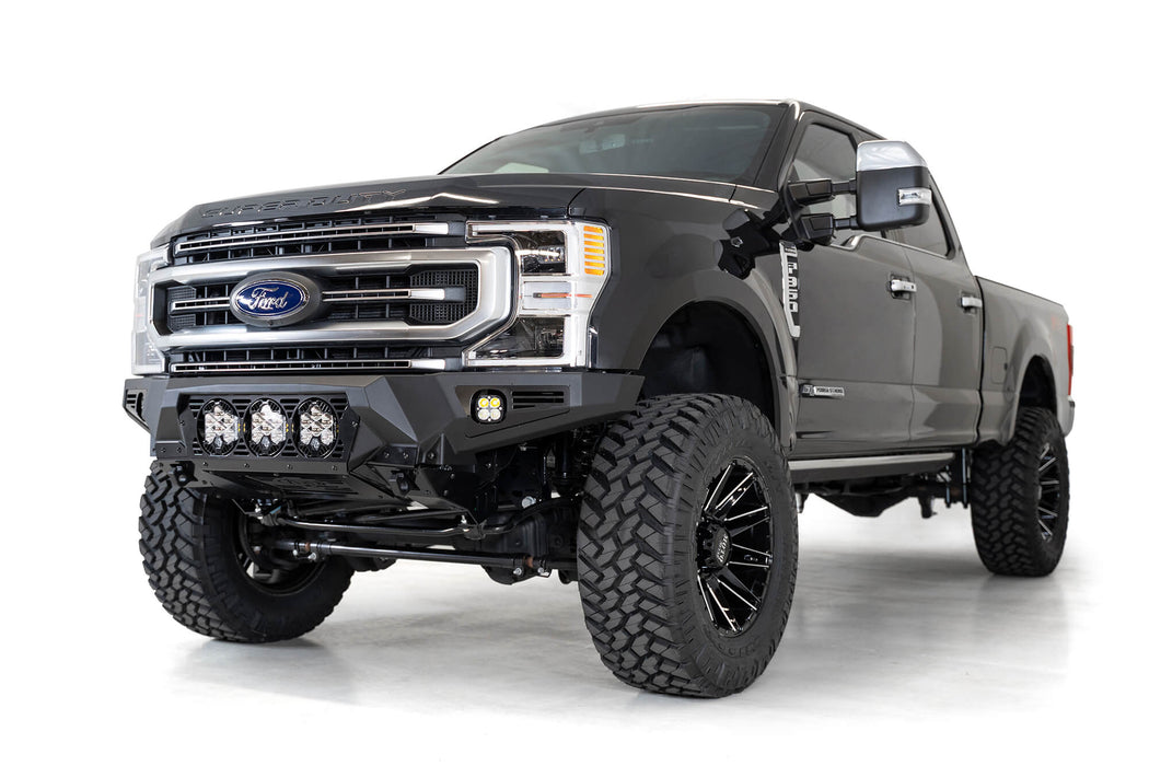 Addictive Desert Designs 2017-2022 Ford Super Duty Bomber Front Bumper (Baja Designs) – image 2 of 10