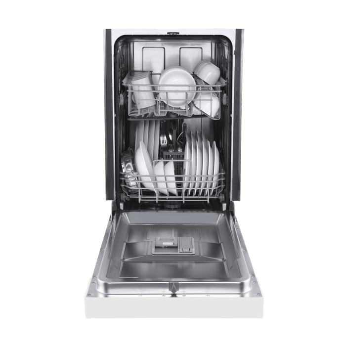 Forno 18 inch Built-In Polo White Dishwasher FDWBI8041-18WHT FORNO