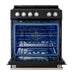 Forno Leonardo Espresso 30 Inch Slide-In Black Induction Range FFSIN0982-30BLK FORNO