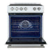 Forno Leonardo Espresso 30 Inch Slide-In White Induction Range FFSIN0982-30WHT FORNO