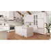 Forno Leonardo Espresso 30 Inch Slide-In White Induction Range FFSIN0982-30WHT FORNO