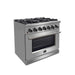 FORNO Massimo 36-Inch Freestanding Gas Range in Stainless Steel - FFSGS6239-36 FORNO