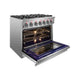 FORNO Massimo 36-Inch Freestanding Gas Range in Stainless Steel - FFSGS6239-36 FORNO