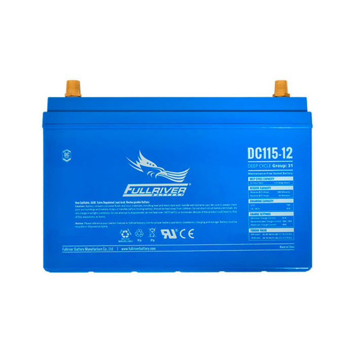 Fullriver Battery DC Series 2V, 6V & 12V AGM Batteries