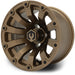 MODZ Bomber 12x7 Matte Bronze Wheel & X Comp Golf A/T Tire Package golf cart wheel and tire – view 3