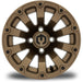 MODZ Bomber 12x7 Matte Bronze Wheel & X Comp Golf A/T Tire Package golf cart wheel and tire – view 2