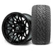 MODZ Galaxy 12x7 Glossy Black Wheel & X Comp Golf A/T Tire golf cart wheel and tire