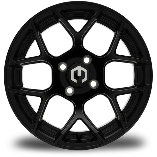 MODZ Renegade 14x7 Matte Black Golf Cart Wheel – view 2