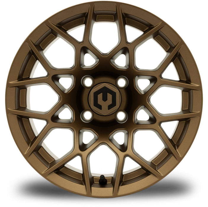 MODZ Blitz 14x7 Matte Bronze Golf Cart Wheel – view 2
