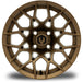 MODZ Blitz 14x7 Matte Bronze Golf Cart Wheel – view 2