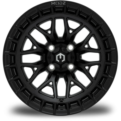 MODZ Torrent 14x7 Matte Black Wheel & X Comp Golf X/T Tire Package golf cart wheel and tire – view 2