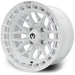 MODZ Torrent 14x7 Glossy White Wheel & X Comp Golf H/T Tire Package golf cart wheel and tire – view 3