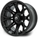 MODZ Halo 14x7 Glossy Black Wheel & X Comp Golf H/T Tire golf cart wheel and tire – view 3