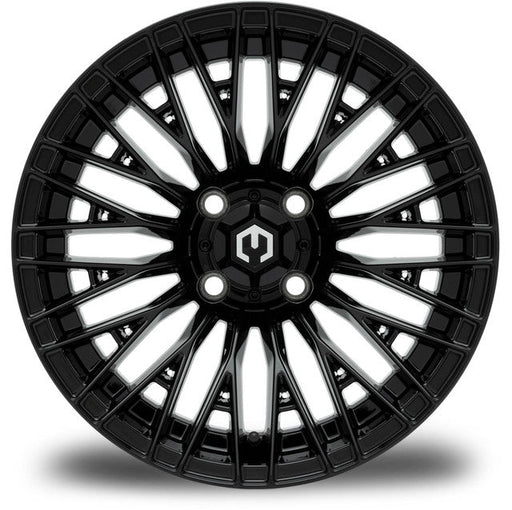 MODZ Reaper 14x7 Glossy Black Wheel & X Comp Golf X/T Tire golf cart wheel and tire – view 2