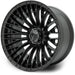 MODZ Reaper 14x7 Titanium Gunmetal Golf Cart Wheel