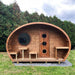 Green Vista Living SaunaLife Model G11 Outdoor Sauna | 8 Persons