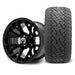 MODZ Matrix 12x7 Matte Black Wheel & X Comp Golf A/T Tire golf cart wheel and tire
