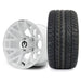 MODZ Matrix 12x7 Glossy White Wheel & X Comp Golf H/T Tire golf cart wheel and tire