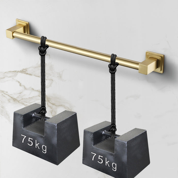 wonderland shower inc Brushed Gold or Brushed Nickel or Matte Black or Rose Gold 24'' Designer Grab Bar - Alternate View
