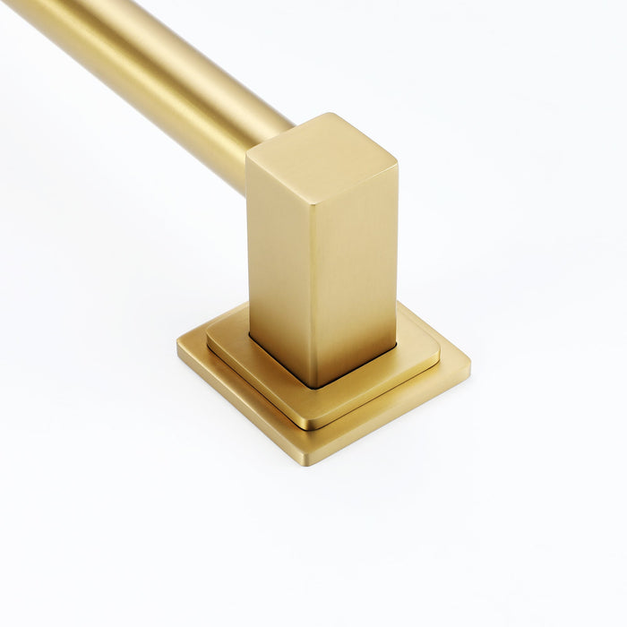 wonderland shower inc Brushed Gold or Brushed Nickel or Matte Black or Rose Gold 24'' Designer Grab Bar - Detail View 3