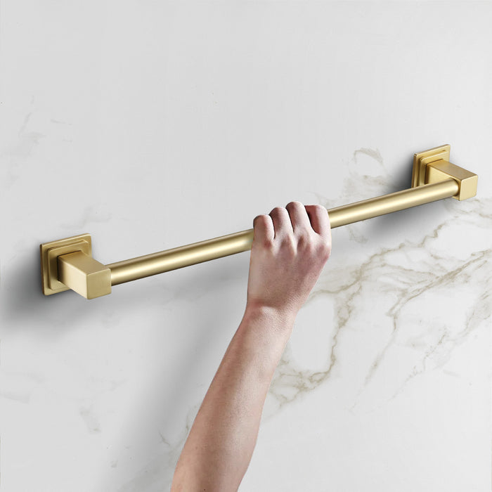 wonderland shower inc Brushed Gold or Brushed Nickel or Matte Black or Rose Gold 24'' Designer Grab Bar - Main Product Image