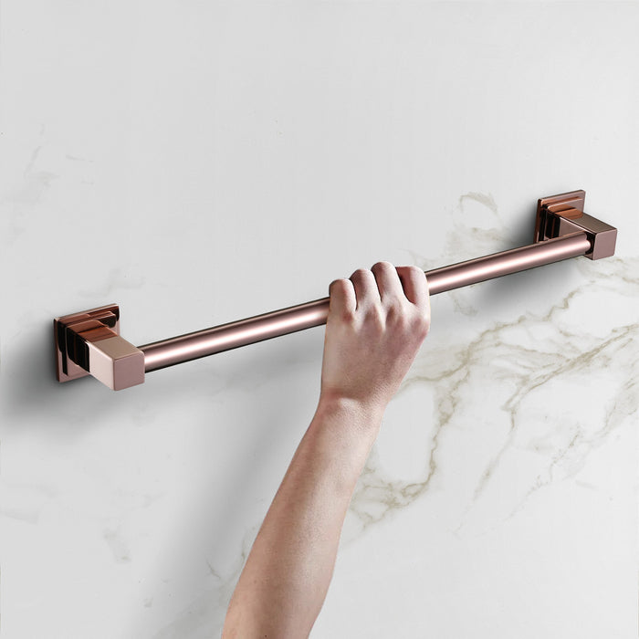wonderland shower inc Brushed Gold or Brushed Nickel or Matte Black or Rose Gold 24'' Designer Grab Bar - Product Image 7