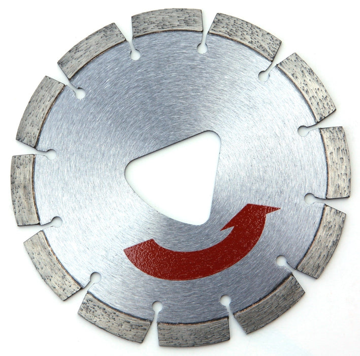 Tomahawk Power 6" XP Red Series Diamond Premium Hard Concrete Saw Blade – 3 Pack - Detail View 3