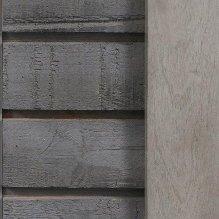 Royce Electric Fireplace Mantel Package in Smoke Stack Grey Dimplex