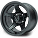 MODZ Drift 12x7 Gunmetal & X Comp A/T Tire Combo golf cart wheel and tire – view 2