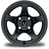 MODZ Drift 12x7 Gunmetal & X Comp H/T Tire Combo golf cart wheel and tire – view 3