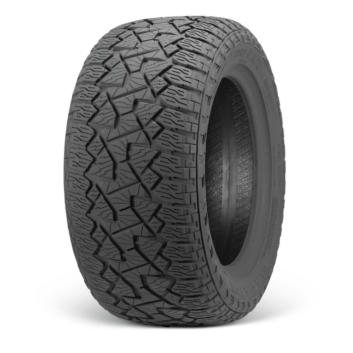 Empire Crown C2 15x7 Wheel with X Comp Golf A/T Tire golf cart wheel and tire – view 3