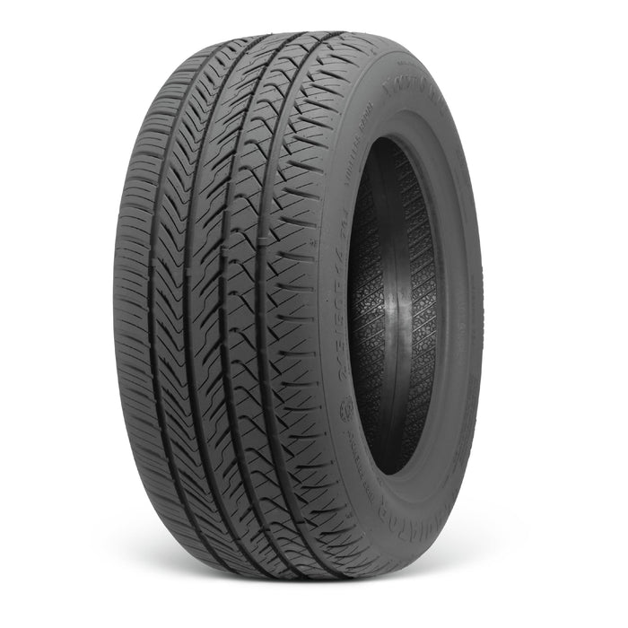 MODZ Galaxy 12x7 Glossy Black Wheel & X Comp Golf H/T Tire golf cart wheel and tire – view 4