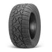 MODZ Falcon 14x7 Glossy Black Wheel & X Comp Golf X/T Tire golf cart wheel and tire – view 4
