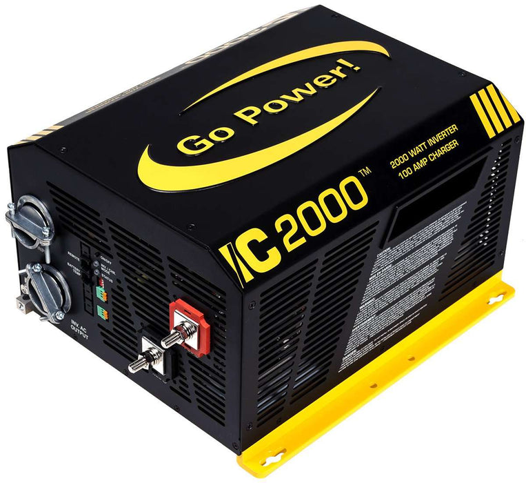 Go Power 2000 Watt 12V Inverter Charger GP-IC-2000-12-PKG
