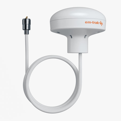 em-trak GPS100 waterproof GPS antenna with cable