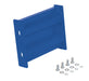 Vestil GR-F2R-BO-1-BU Steel 2 Ribbed Bolt On Style Guard Rail 6 in. Length Blue