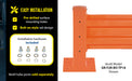 Vestil GR-F2R-BO-1-OR steel feature overview 2