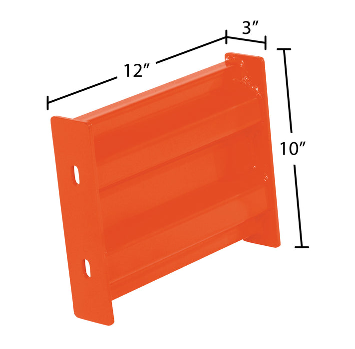 Vestil GR-F2R-BO-1-OR steel dimensions diagram
