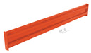 Vestil GR-F2R-BO-10-OR Steel 2 Ribbed Bolt On Style Guard Rail 114 in. Length Orange