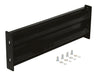 Vestil GR-F2R-BO-3-BK Steel 2 Ribbed Bolt On Style Guard Rail 30 in. Length Black