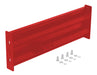 Vestil GR-F2R-BO-3-RD Steel 2 Ribbed Bolt On Style Guard Rail 30 In Length Red