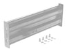 Vestil GR-F2R-BO-3-SL Steel 2 Ribbed Bolt On Style Guard Rail 30 In Length Silver