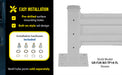 Vestil GR-F2R-BO-4-SL steel feature overview 1