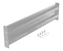 Vestil GR-F2R-BO-4-SL Steel 2 Ribbed Bolt On Style Guard Rail 42 in. Length Silver