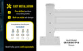 Vestil GR-F2R-BO-4-WT steel feature overview 1