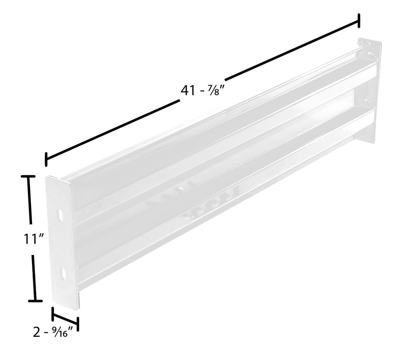 Vestil GR-F2R-BO-4-WT steel dimensions diagram