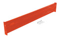 Vestil GR-F2R-BO-6-OR Steel 2 Ribbed Bolt On Style Guard Rail 66 in. Length Orange