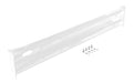 Vestil GR-F2R-BO-6-WT Steel 2 Ribbed Bolt On Style Guard Rail 66 in. Length White
