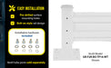 Vestil GR-F2R-BO-6-WT steel feature overview 2